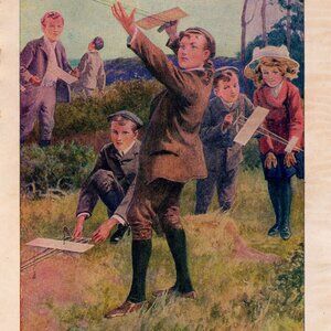 Framed 8 x 10 Vintage Lithograph - The Match